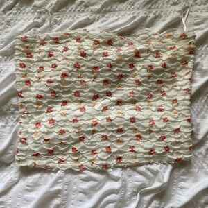 Floral princess polly crop top